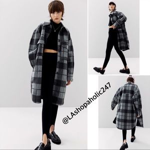 H&M Plaid Shacket